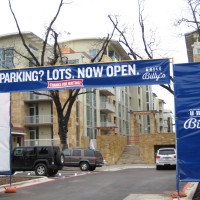 Barton Place Condos, as seen from Barton Springs Road in South Austin