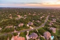 Sunset Views from a Neighborhood in Austin TX