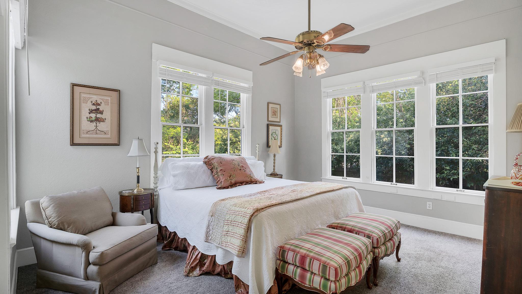 Room photo inside the historic Georgetown home with classic details