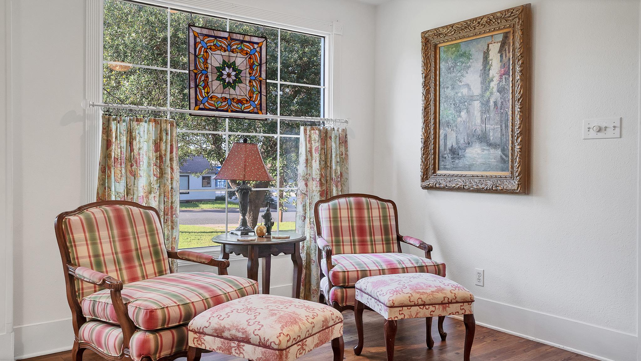 Interior detail photo of dining and living areas at 1305 S College St