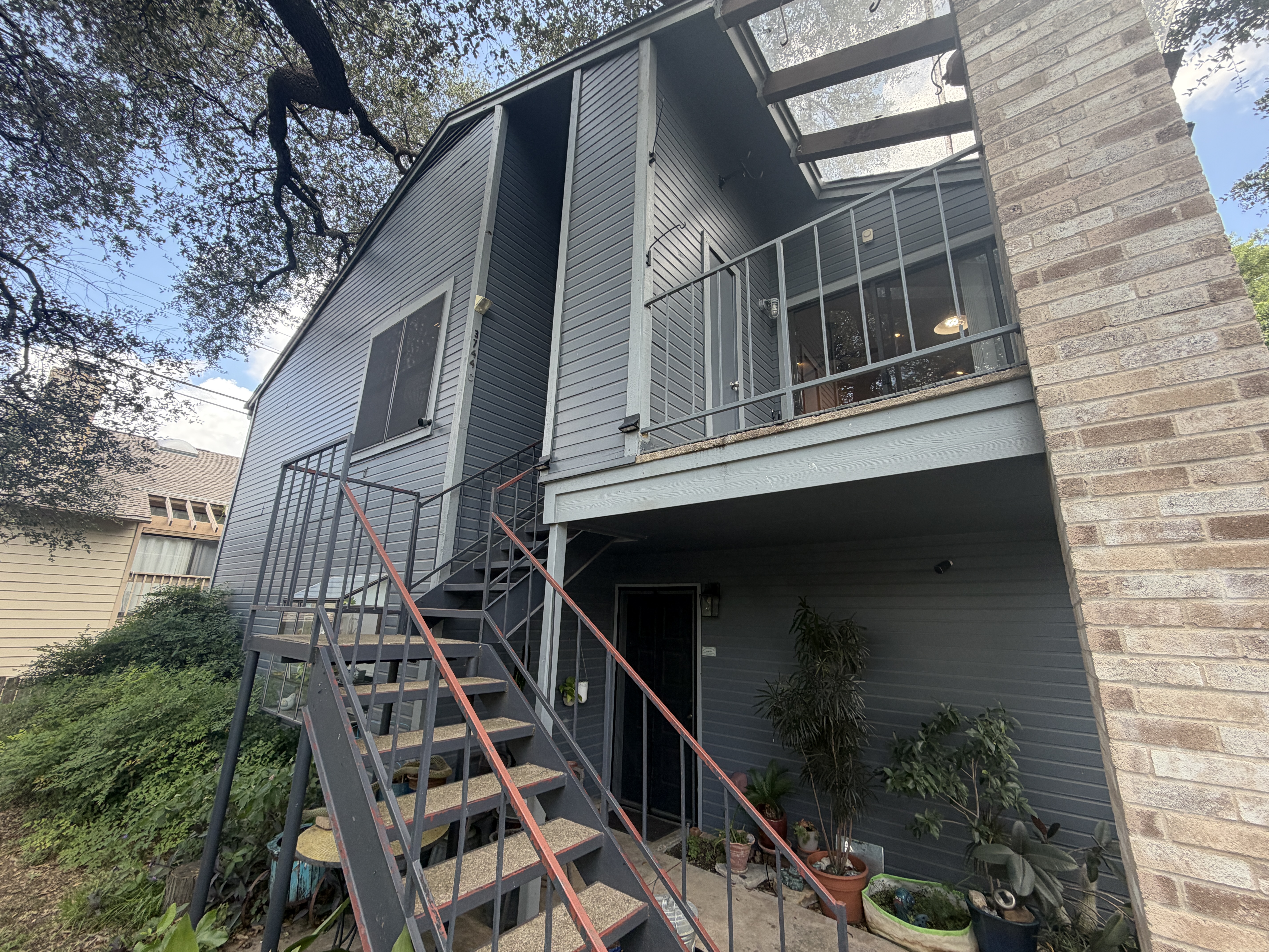 Exterior of 3744 Valley View Rd Unit C in Austin Texas