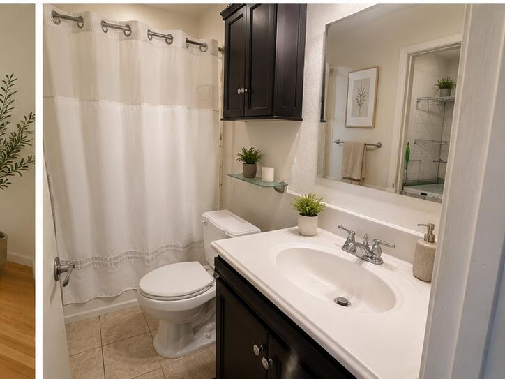 Bathroom at 3744 Valley View Rd Unit C in Austin Texas