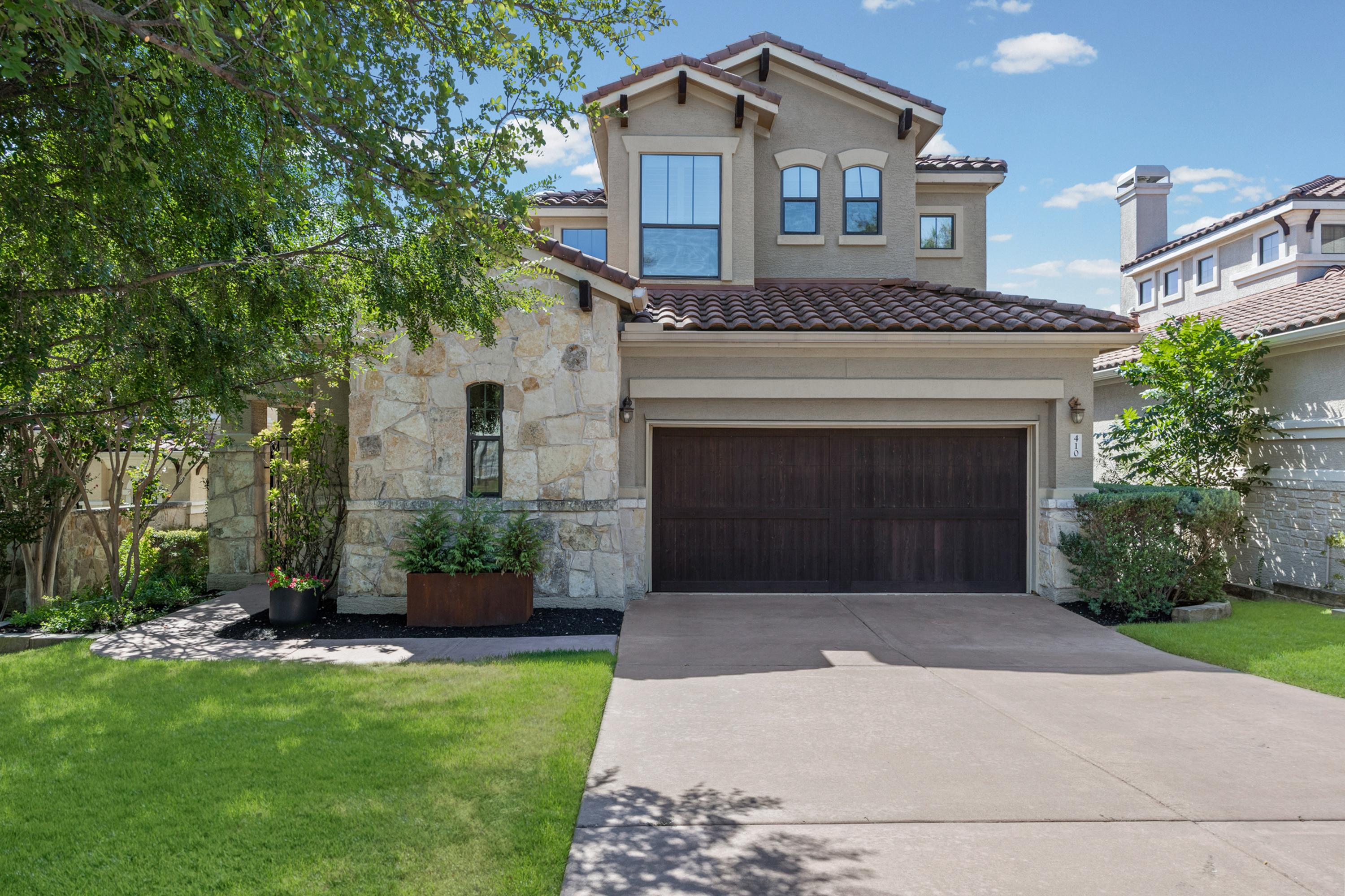 Front exterior of 410 Indianwood Dr in Lakeway, Texas