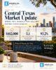 Ensor & Co., Realtors August 2026 Central Texas Market Update showing $412,000 median sales price, 5.1 months of inventory, and 93.2% average close-to-list ratio for sellers.